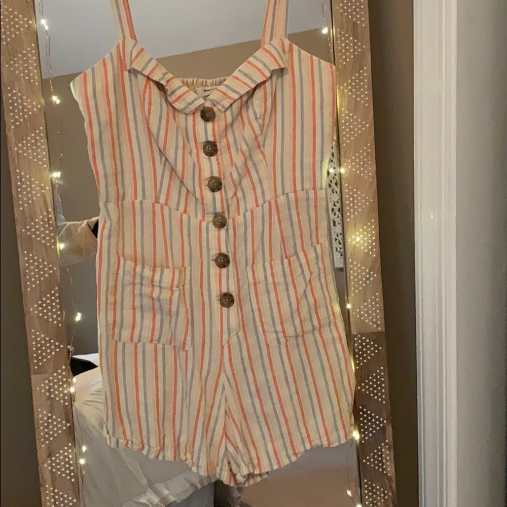 Urban Outfitters Striped Romper